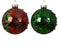 Orn Ball Red/Green with Green Branches & Red Berries