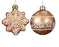 Orn Ball Gingerbread Scene Gingerbread Snowflake
