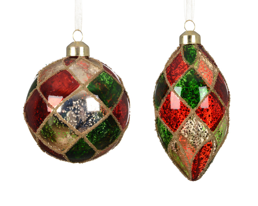 Orn Ball/Drop Multi Coloured