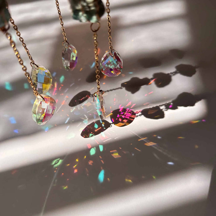 Amazonite Suncatcher - Calming Crystal Decor Gift