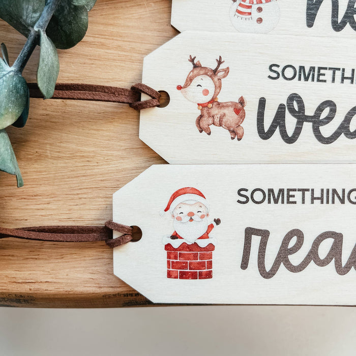 Mindful Gifting Tags | Want, Need, Wear, Read | Cute