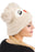 Sleeping Owl Fuzzy Fleece Chunky Knitted Beanie