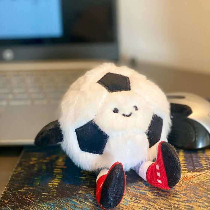 5"  Sports Plush Keychain -basketball, baseball, tennis ball