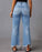 High-Rise Distressed Wide-Leg Jeans