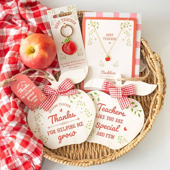 Thanks for Helping Me Grow Apple Hanging Decoration