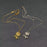 Cubic Zirconia Sunflower Charm Gold-plated Necklace