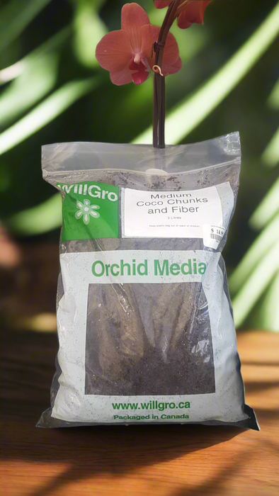 Medium Coco Chunks and Fiber - Orchid Media 3L