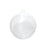 80mm Clear Acrylic Fillable Ball Ornament