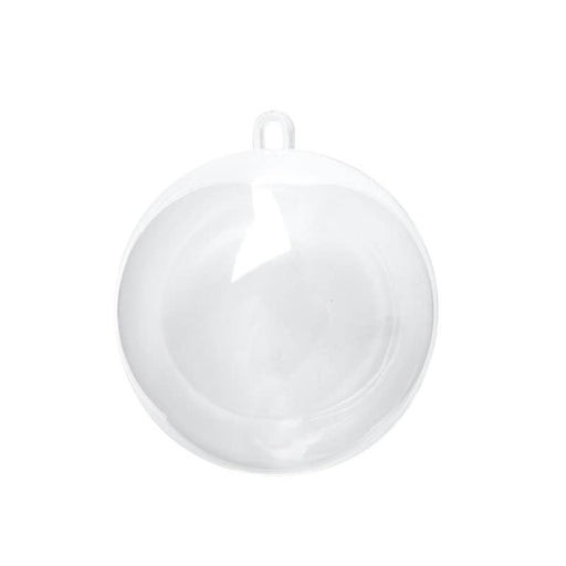 80mm Clear Acrylic Fillable Ball Ornament