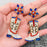 WJ - Western Style Inlaid Rhinestone Boots Post Earrings