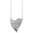 Love the Outdoors Heart Silver Necklace