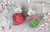 2 Stack Glass Jar - Snowman Cocoa Set