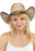 Eyeleted Vintage Burnt Cutter Palm Straw Cowboy Hat