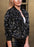 Women's Sparkly Sequin Jacket Glitter Long Sleeves Front Zip