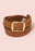 Faux Leather Braided Belt