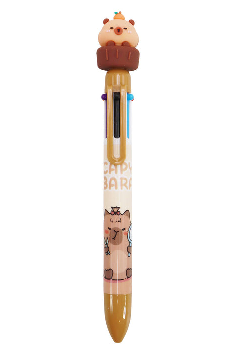 3D Capybara 6-in-1 Multicolor Pen