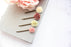 Flower Bobby Pins | Rose Hair Pins | Dusty Rose and Green