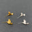 18K Gold Plated Hummingbird Ear Studs