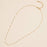 2mm Classic Pearl Link 18K Gold Dipped Necklace