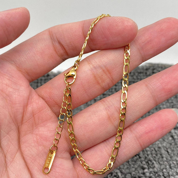 Multi Style 18K Gold Plated SS Chain DIY Accessories - FGS