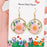 Floral Geometric Pendant Genuine Dried Flowers Earring