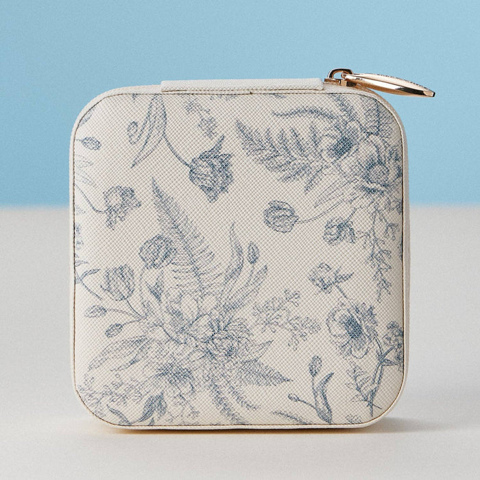 Faux Leather Novelty Print Travel Jewelry Box