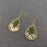 Dried Flowers Floral Drop Shaped Dangle Earrings