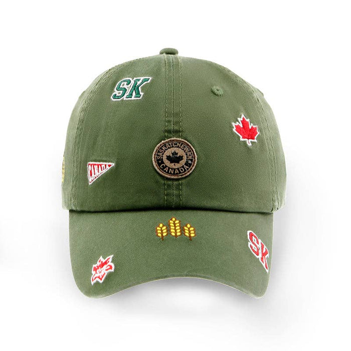 Saskatchewan Icons All-Over Cotton Cap