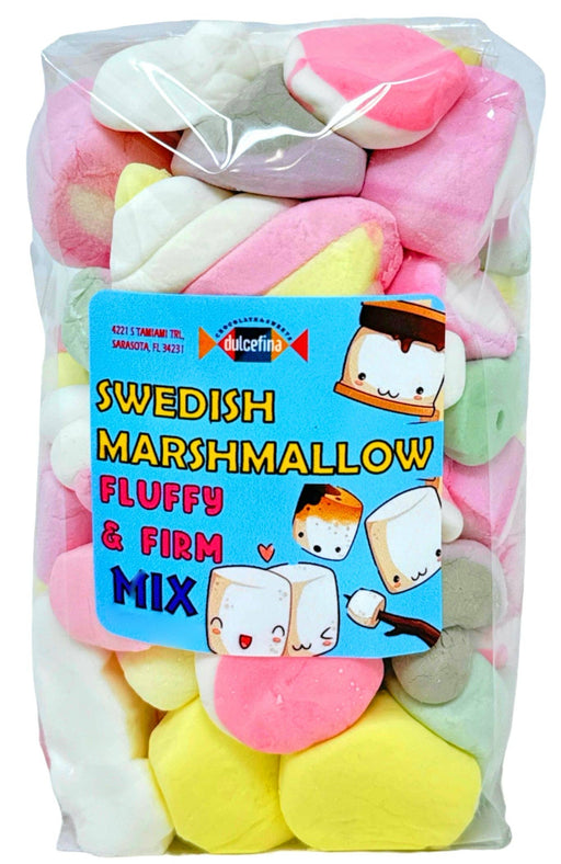 Swedish Marshmallow Mix: Fluffy and Firm Assortment 6oz Bag