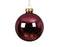Orn Ball Dark Rose Shiny 8 cm