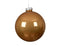 Orn Ball Caramel Brown Shiny 10 cm