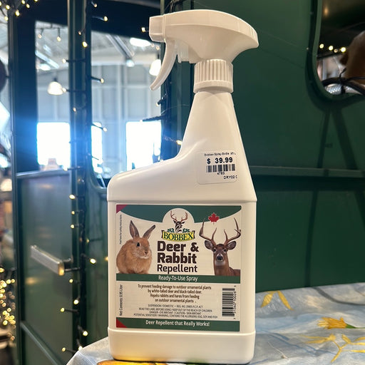 Bobbex deer and rabbit repellent Spray Bottle .95 L