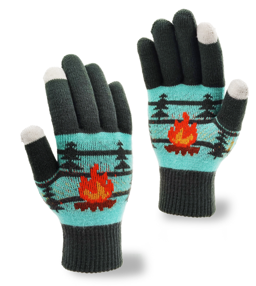 Roaming Pines Knit Gloves