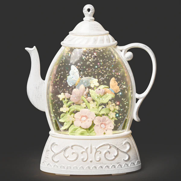 Lantern Teapot Shimmer LED 5"