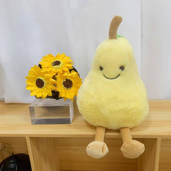 8" Pear Plush (length including legs)
