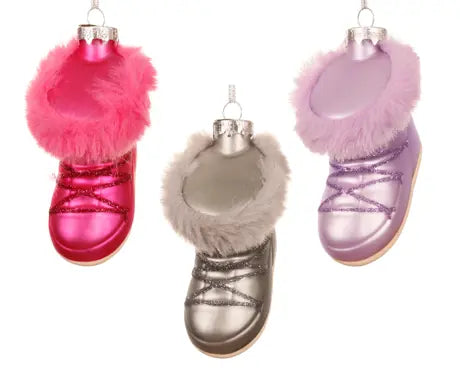 Orn Boot w/Fur Pink/Tan
