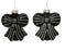 Orn Bow Black with Silver