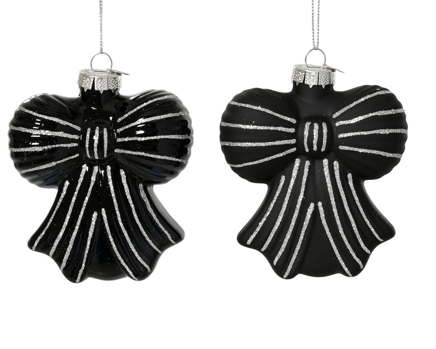 Orn Bow Black with Silver