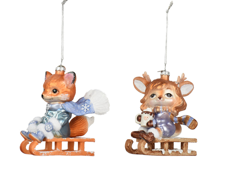 Orn Fox/Reindeer Sleighing
