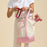 Ecofriendly Cotton Canvas Carry Tote with Charm Holder