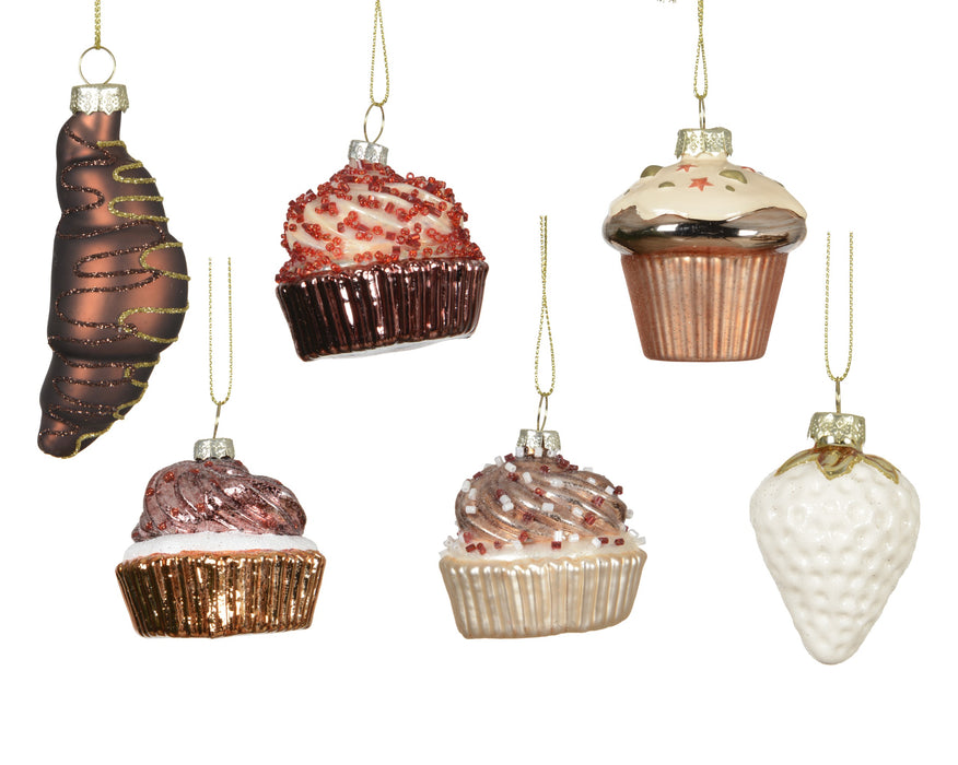 Orn Cupcake, Eclair, Strawberry
