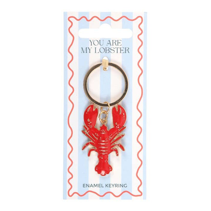 You Are My Lobster Nautical Coastal Keyring