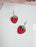Strawberry Hoops | Polymer Clay Earrings