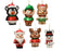 Orn Santa & 5 of His Friends