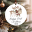 Baby's First Christmas Ornament 2026 | Santa and Reindeer