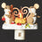 Mice Campfire Nightlight-with flickering flame-plug in