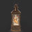 Lighted Swirl Lantern w/Elk Winter Scene