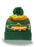 Rainbow Trout Knit Beanie Hat with Pom