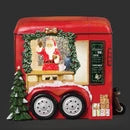 Lighted Swirl-Santa's Hot Cocoa Cart