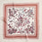Floral Butterfly Silk Texture Square Scarf